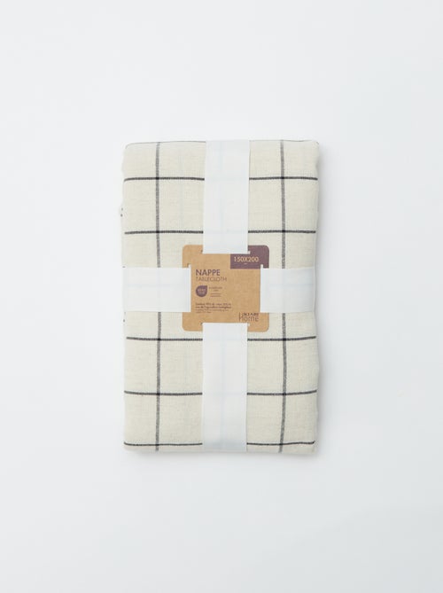 Mantel a cuadros (150x200 cm) - Kiabi Home - Kiabi
