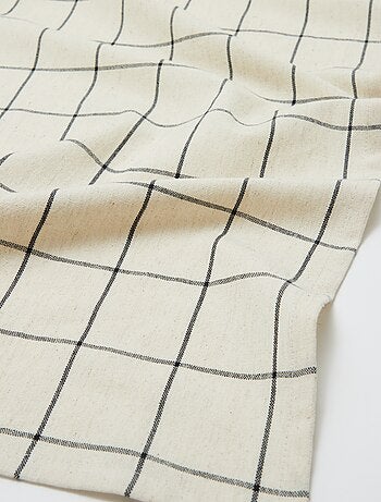 Mantel a cuadros (155x155 cm) - Kiabi Home