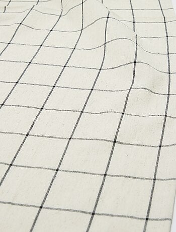 Mantel a cuadros (155x155 cm) - Kiabi Home