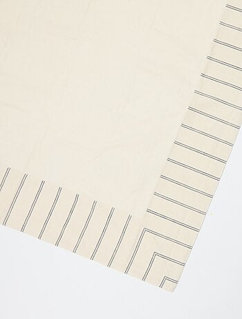 Mantel a rayas de algodón (150x250 cm) - Kiabi Home