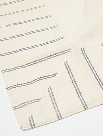 Mantel a rayas de algodón (150x250 cm) - Kiabi Home
