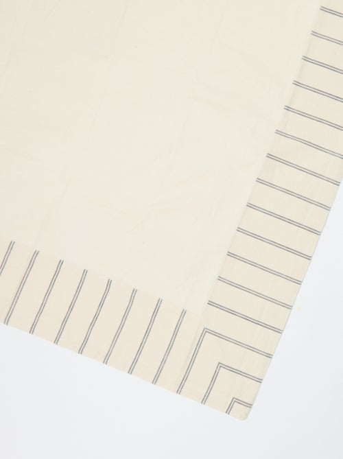 Mantel a rayas de algodón (150x250 cm) - Kiabi Home - Kiabi