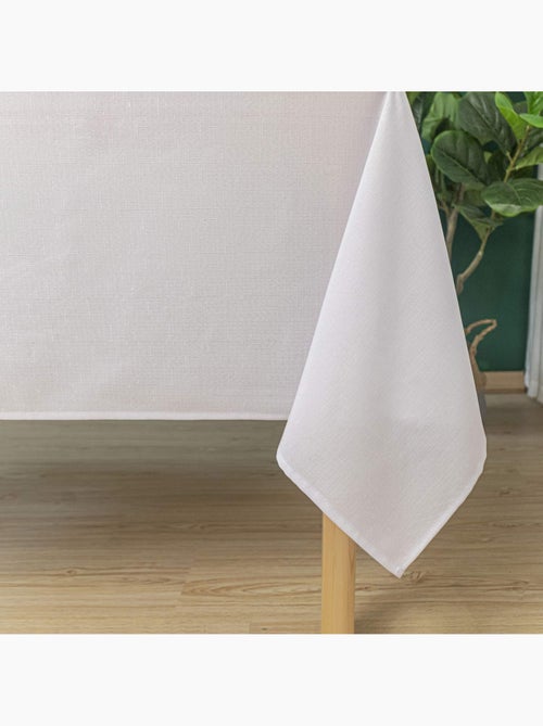Mantel antiarrugas y antimanchas con efecto moteado - Kiabi Mantel antiarrugas y antimanchas con efecto moteado - Kiabi