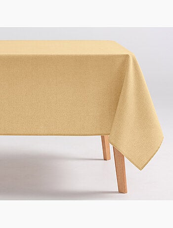 Mantel antimanchas algodón liso, tejido jaspeado. Caida natural, tacto tela - Gamusi.