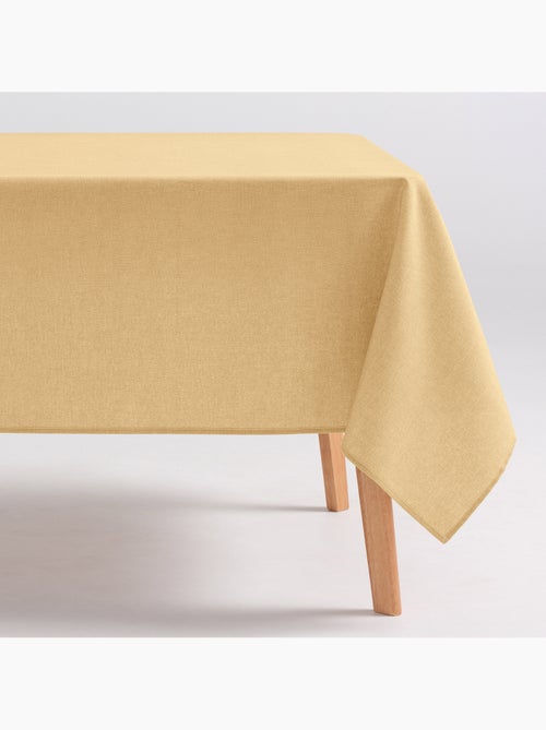 Mantel antimanchas algodón liso, tejido jaspeado. Caida natural, tacto tela - Gamusi. - Kiabi Mantel antimanchas algodón liso, tejido jaspeado. Caida natural, tacto tela - Gamusi. - Kiabi