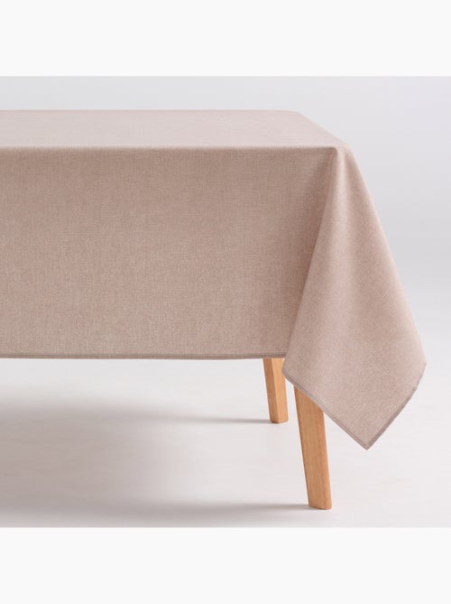 Mantel antimanchas algodón liso, tejido jaspeado. Caida natural, tacto tela - Gamusi. - Kiabi Mantel antimanchas algodón liso, tejido jaspeado. Caida natural, tacto tela - Gamusi. - Kiabi