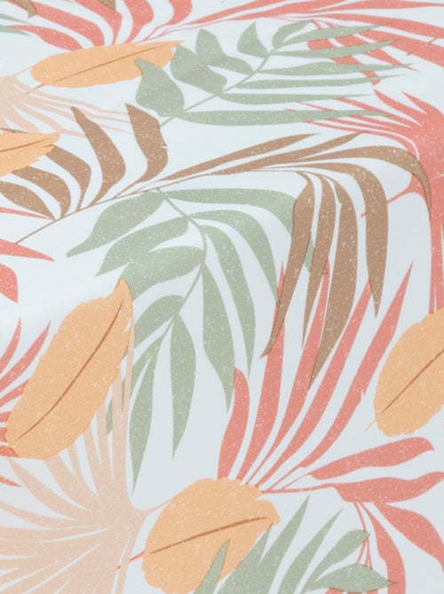 Mantel antimanchas con estampado exótico - Kiabi