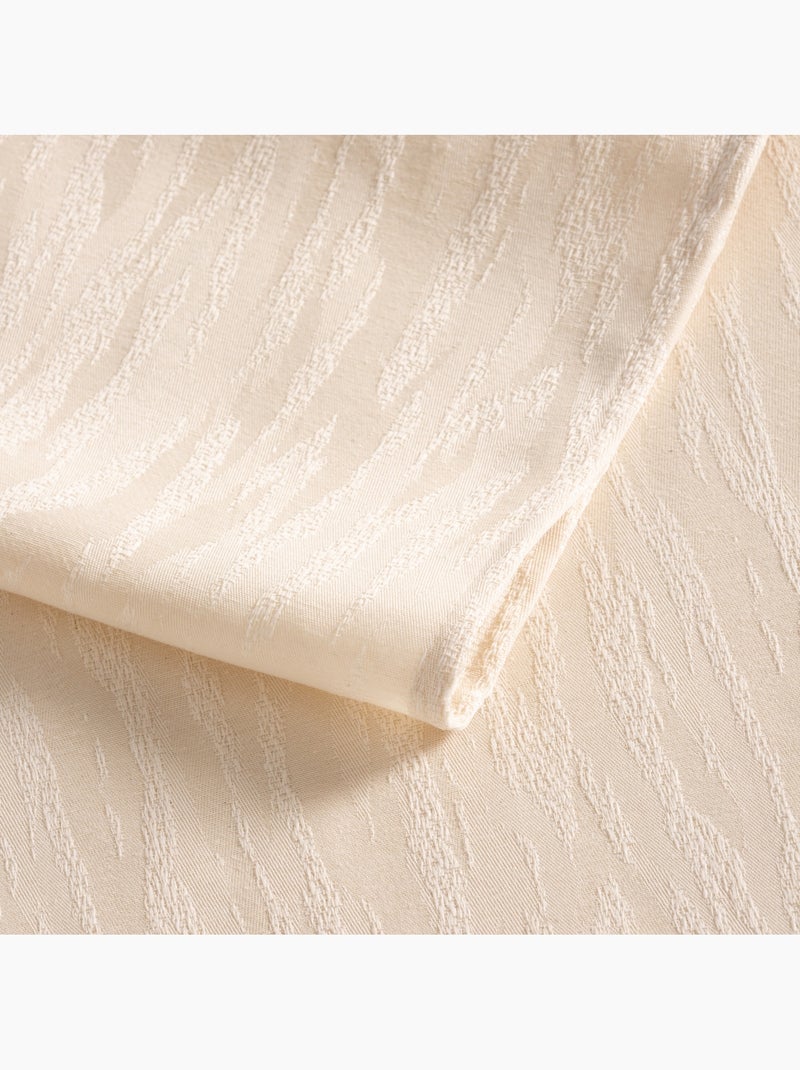 Mantel antimanchas con tejido texturizado efecto veteado -  Gamusi. Crema - Kiabi