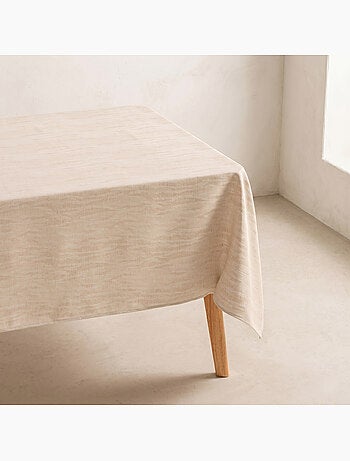 Mantel antimanchas con tejido texturizado efecto veteado - Gamusi.