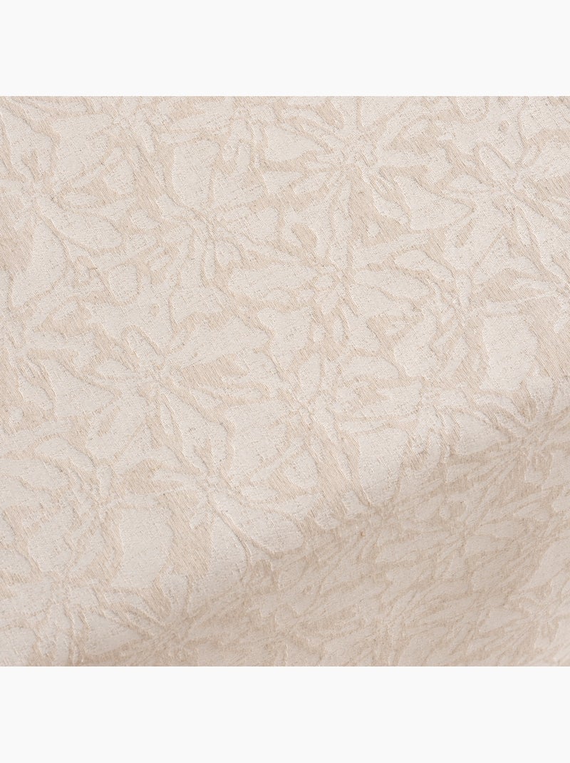Mantel antimanchas con tejido texturizado floral -  Gamusi. Beige - Kiabi