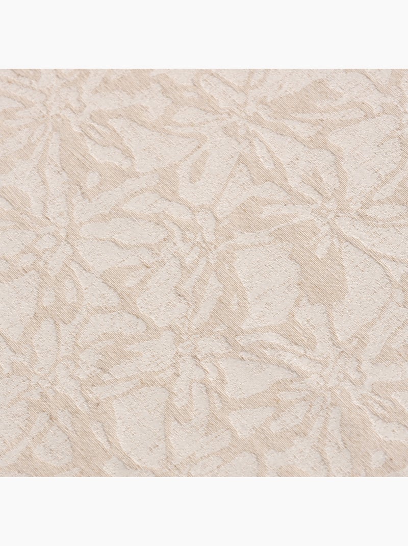 Mantel antimanchas con tejido texturizado floral -  Gamusi. Beige - Kiabi
