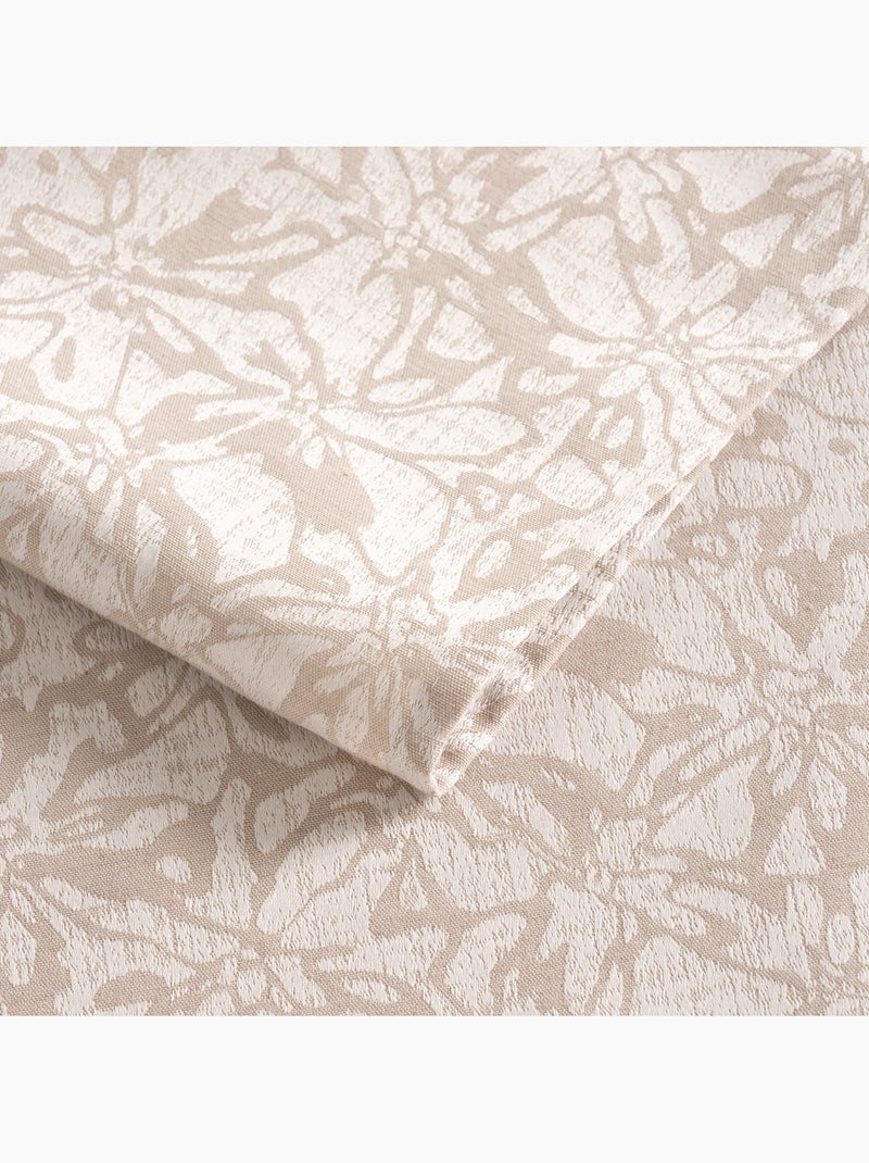 Mantel antimanchas con tejido texturizado floral -  Gamusi. Lino - Kiabi