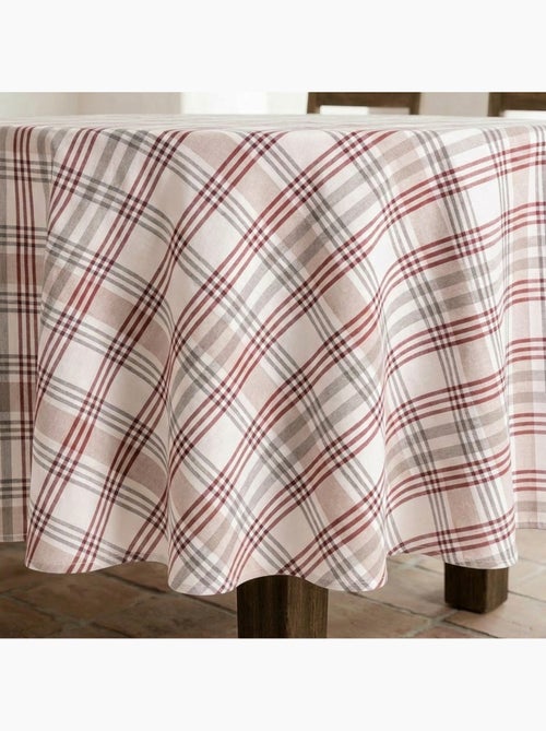 Mantel antimanchas diseño tartán, tacto y caída natural - Gamusi. - Kiabi
