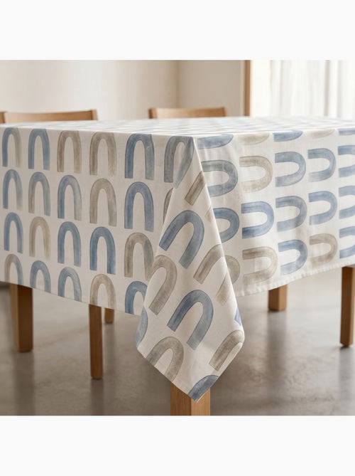 Mantel antimanchas estampado estilo mediterráneo, diseño Boho chic - Gamusi. - Kiabi Mantel antimanchas estampado estilo mediterráneo, diseño Boho chic - Gamusi. - Kiabi