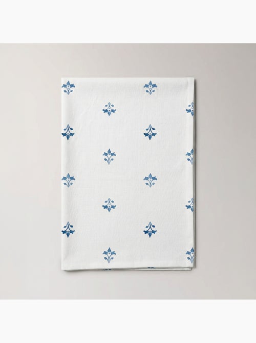 Mantel antimanchas estampado estilo mediterráneo, diseño floral - Gamusi. - Kiabi Mantel antimanchas estampado estilo mediterráneo, diseño floral - Gamusi. - Kiabi