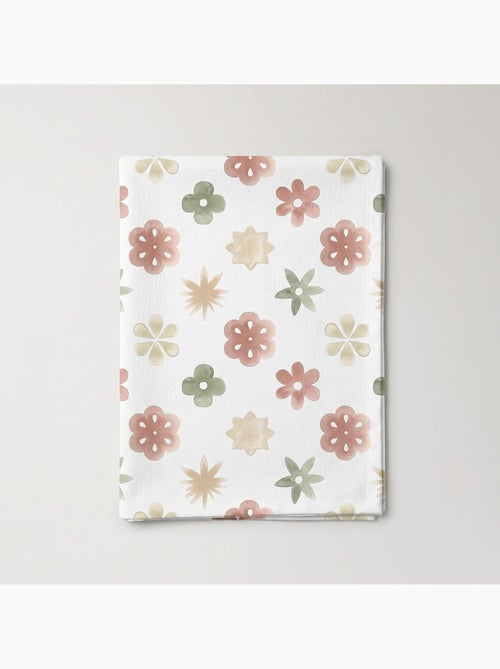 Mantel antimanchas estampado estilo mediterráneo, diseño floral - Gamusi. - Kiabi Mantel antimanchas estampado estilo mediterráneo, diseño floral - Gamusi. - Kiabi
