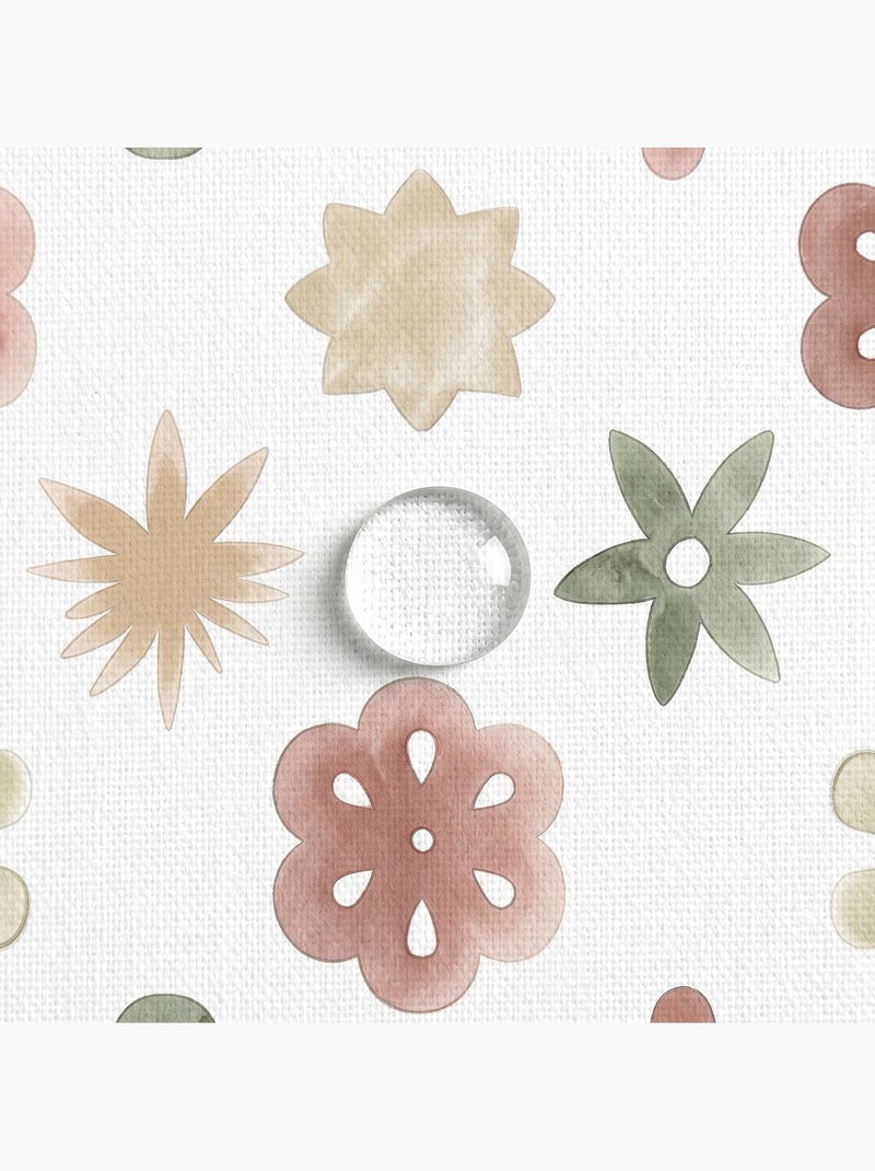 Mantel antimanchas estampado estilo mediterráneo, diseño floral - Gamusi. Multicolor - Kiabi