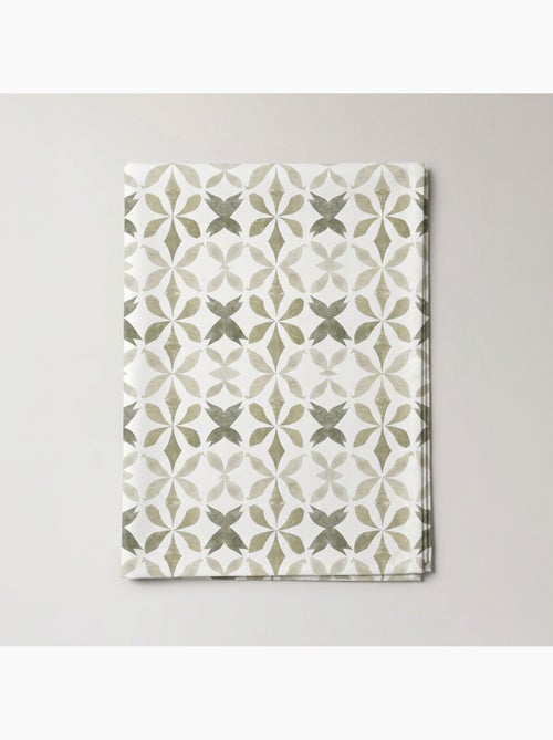 Mantel antimanchas estampado estilo mediterráneo, diseño geométrico - Gamusi. - Kiabi Mantel antimanchas estampado estilo mediterráneo, diseño geométrico - Gamusi. - Kiabi