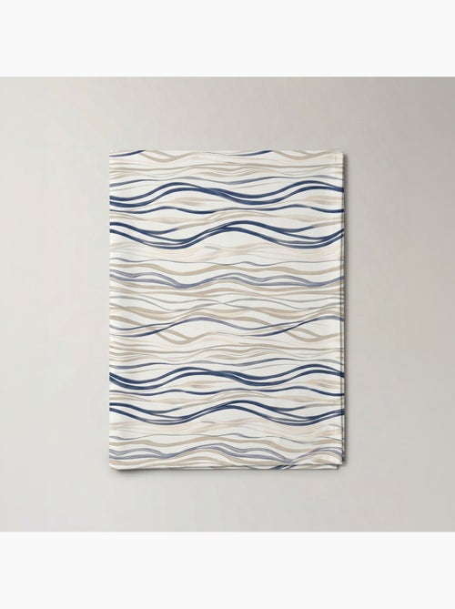 Mantel antimanchas estampado estilo mediterráneo, diseño rayas asimétricas - Gamusi. - Kiabi Mantel antimanchas estampado estilo mediterráneo, diseño rayas asimétricas - Gamusi. - Kiabi