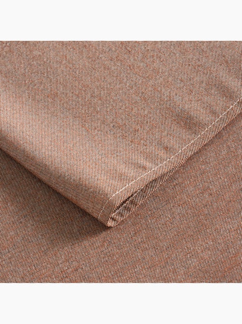 Mantel antimanchas liso, tejido jaspeado. Caida natural,  tacto tela - Gamusi. - Kiabi