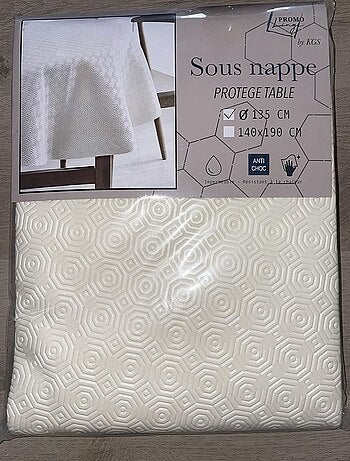 Mantel Bulgomme Ronde 135cm PROMO LINGE