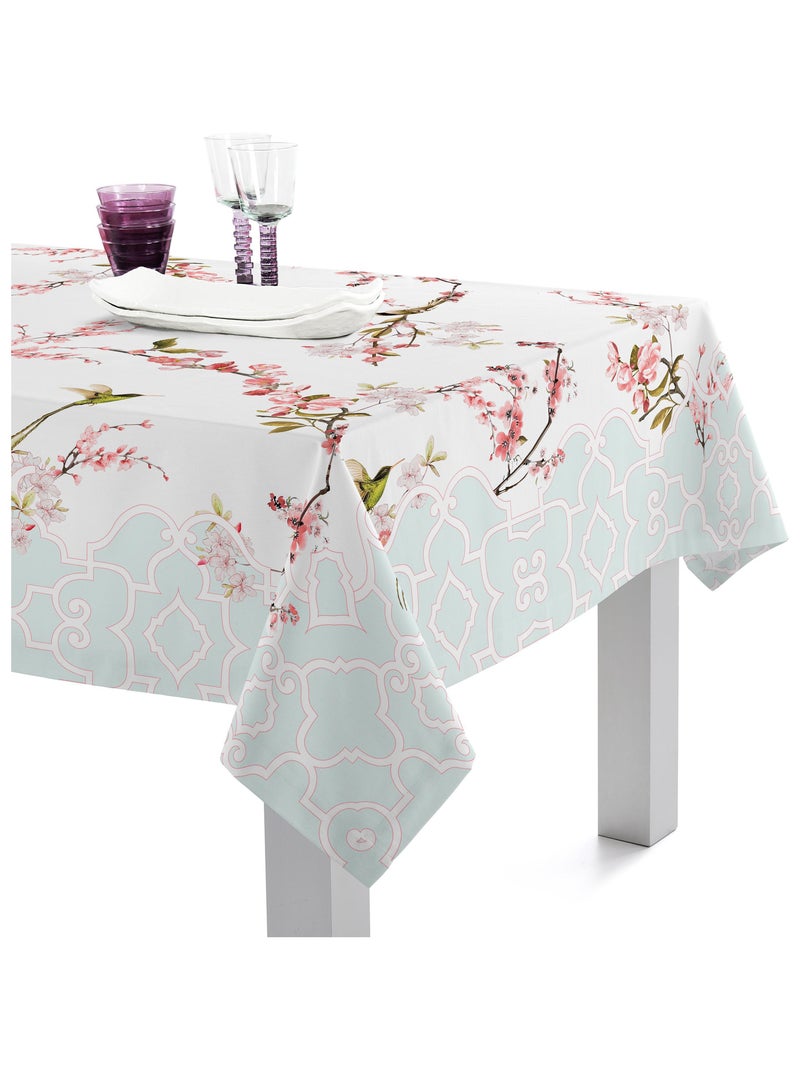 Mantel Chinoiserie "Happyfriday" Blanco - Kiabi