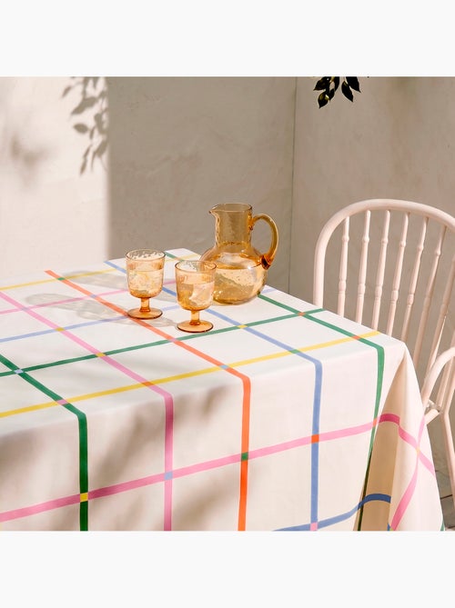 Mantel color lines "happyfriday" - Kiabi Mantel color lines "happyfriday" - Kiabi