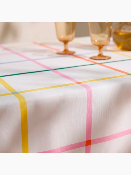 Mantel color lines "happyfriday" - Kiabi Mantel color lines "happyfriday" - Kiabi