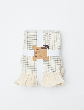 Mantel con flecos (150x300 cm) - Kiabi Home