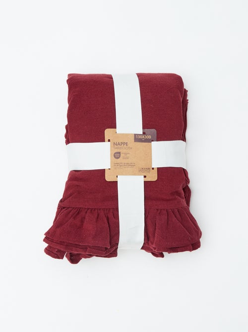 Mantel con flecos (150x300 cm) - Kiabi Home - Kiabi