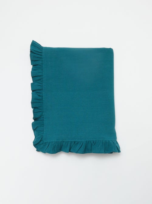Mantel con volante (150 x 250 cm) - Kiabi