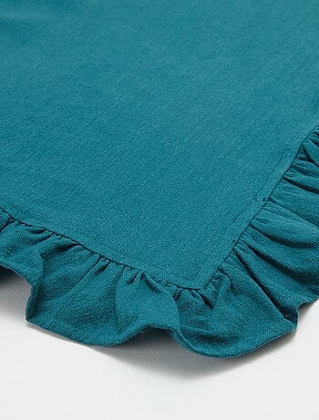 Mantel con volantes (150 x 150 cm)