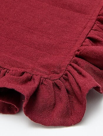 Mantel con volantes (150 x 150 cm)