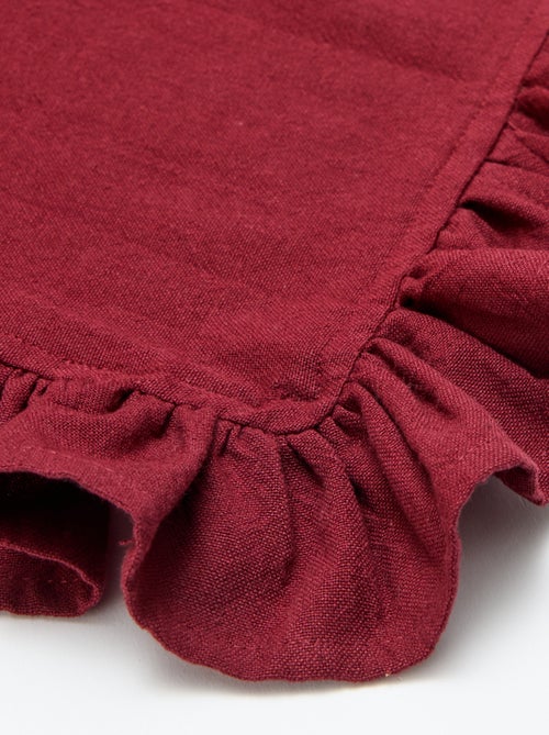 Mantel con volantes (150 x 250 cm) - Kiabi