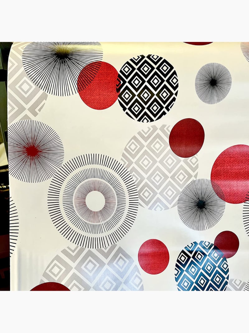 Mantel Contemporain PROMO LINGE Blanco Negro - Kiabi