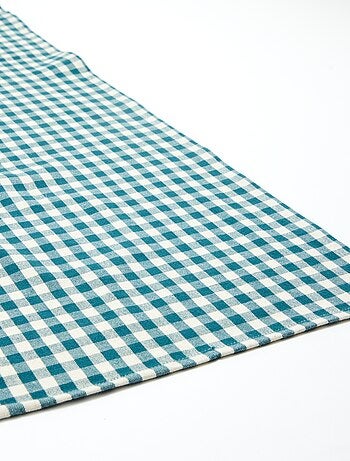 Mantel / cortina con estampado de cuadros - 150 x 200 cm - Kiabi Home