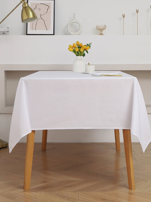 Mantel cuadrado con revestimiento antimanchas - Kiabi