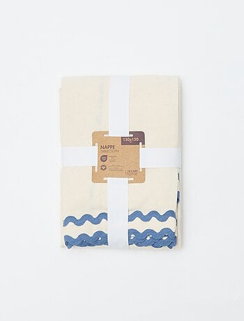 Mantel de lino mezclado (150x150 cm) - Kiabi Home