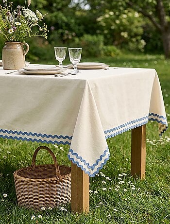 Mantel de lino mezclado (150x300cm) - Kiabi Home