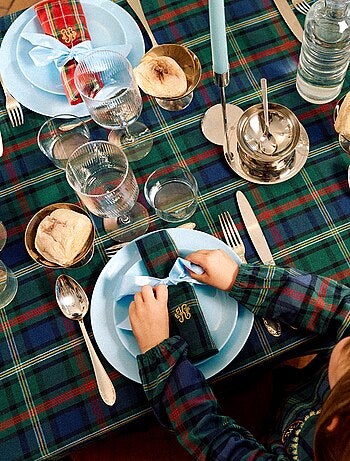 Mantel de mesa tartán 'Kiabi & Catherine Painvin' de algodón 150x250 cm