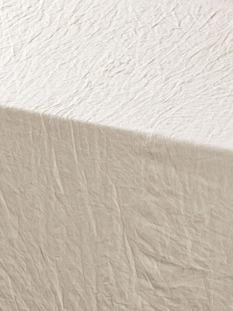 Mantel de Microfibra Suzy Douceur d'Intérieur Beige - Kiabi