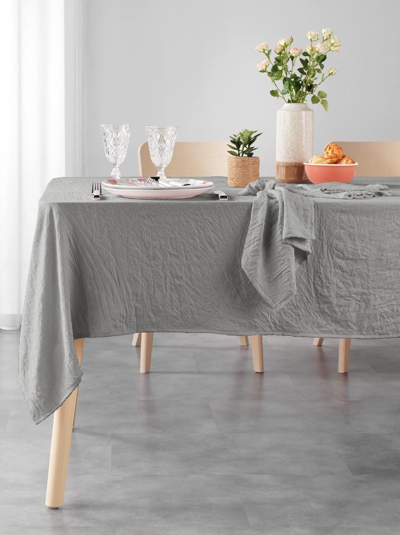 Mantel de Microfibra Suzy Douceur d'Intérieur Gris - Kiabi