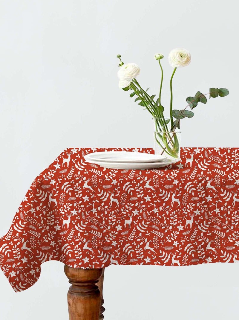 Mantel de Navidad 140 x 240 cm ROJO - Kiabi