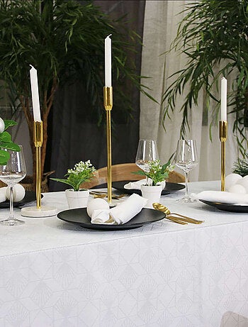 Mantel de Navidad rectangular bordado