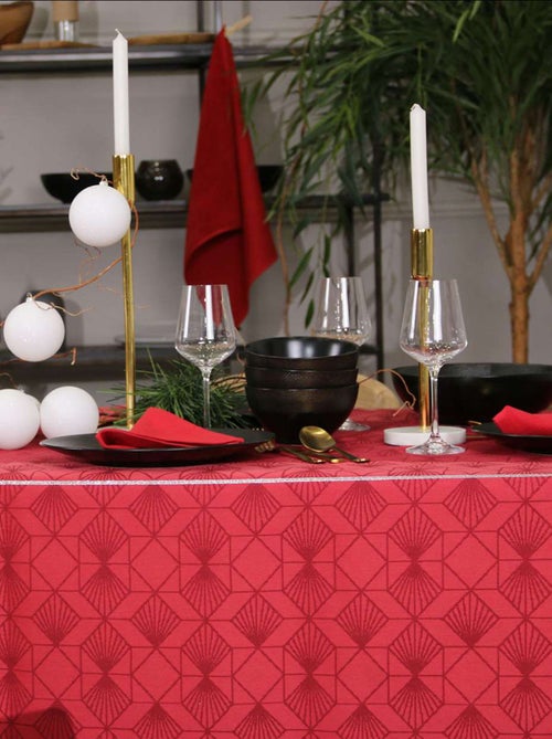Mantel de Navidad rectangular bordado - Kiabi