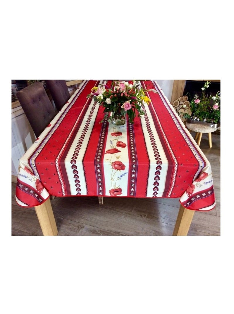 Mantel de Poliéster Castelanne PROMO LINGE Rojo - Kiabi