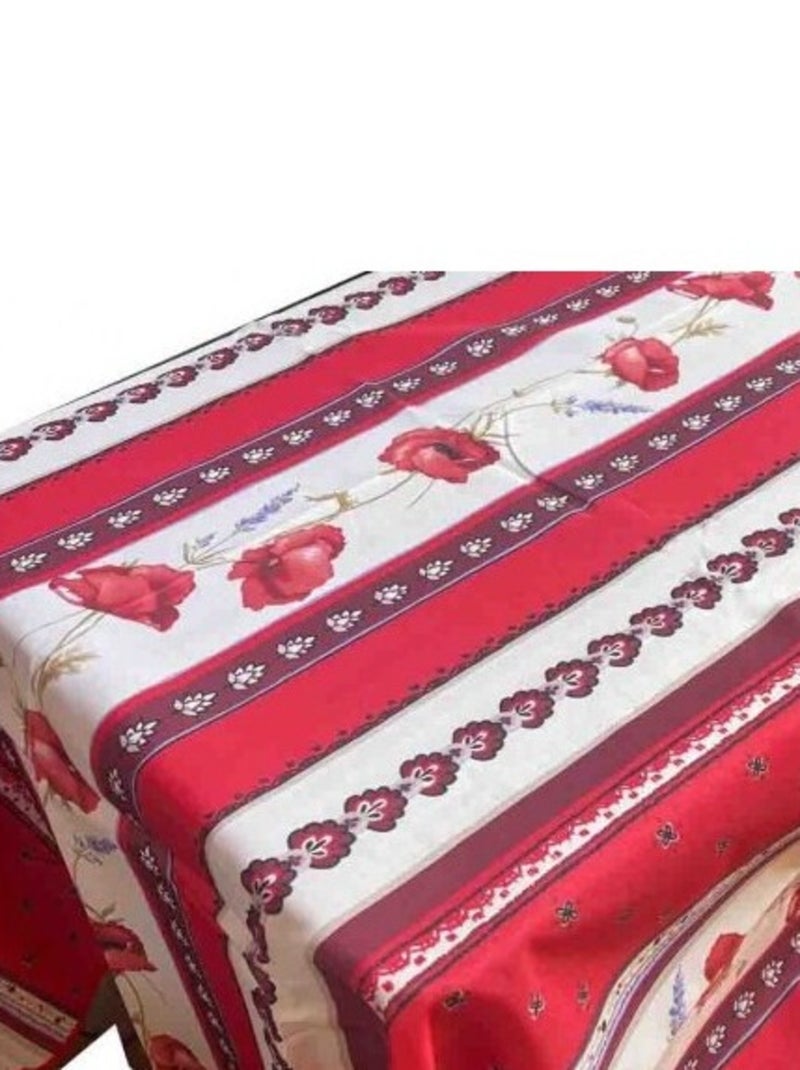 Mantel de Poliéster Castelanne PROMO LINGE Rojo - Kiabi