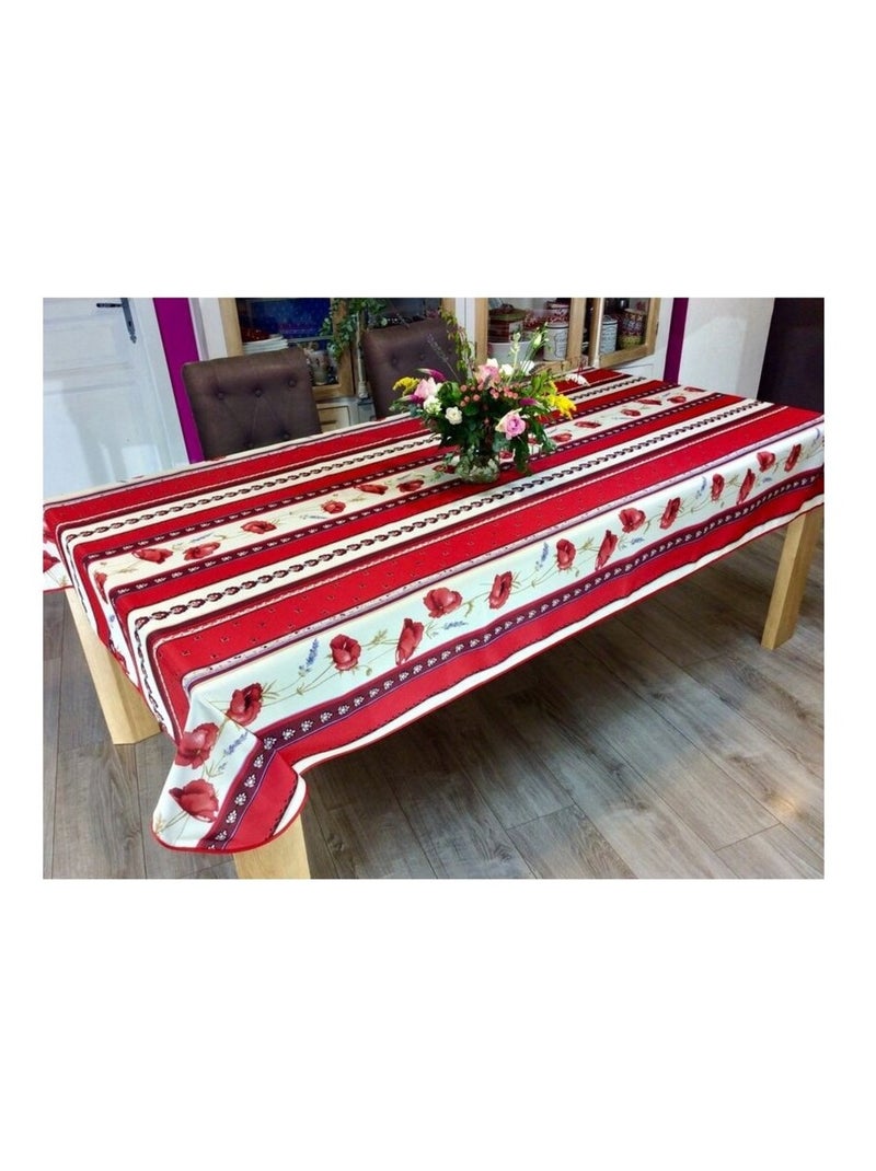 Mantel de Poliéster Castelanne PROMO LINGE Rojo - Kiabi