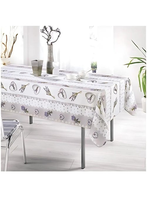 Mantel de Poliéster Charme Naturel PROMO LINGE - Kiabi Mantel de Poliéster Charme Naturel PROMO LINGE - Kiabi