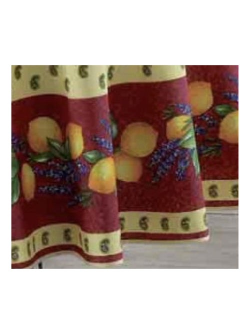 Mantel de Poliéster Citron PROMO LINGE - Kiabi Mantel de Poliéster Citron PROMO LINGE - Kiabi